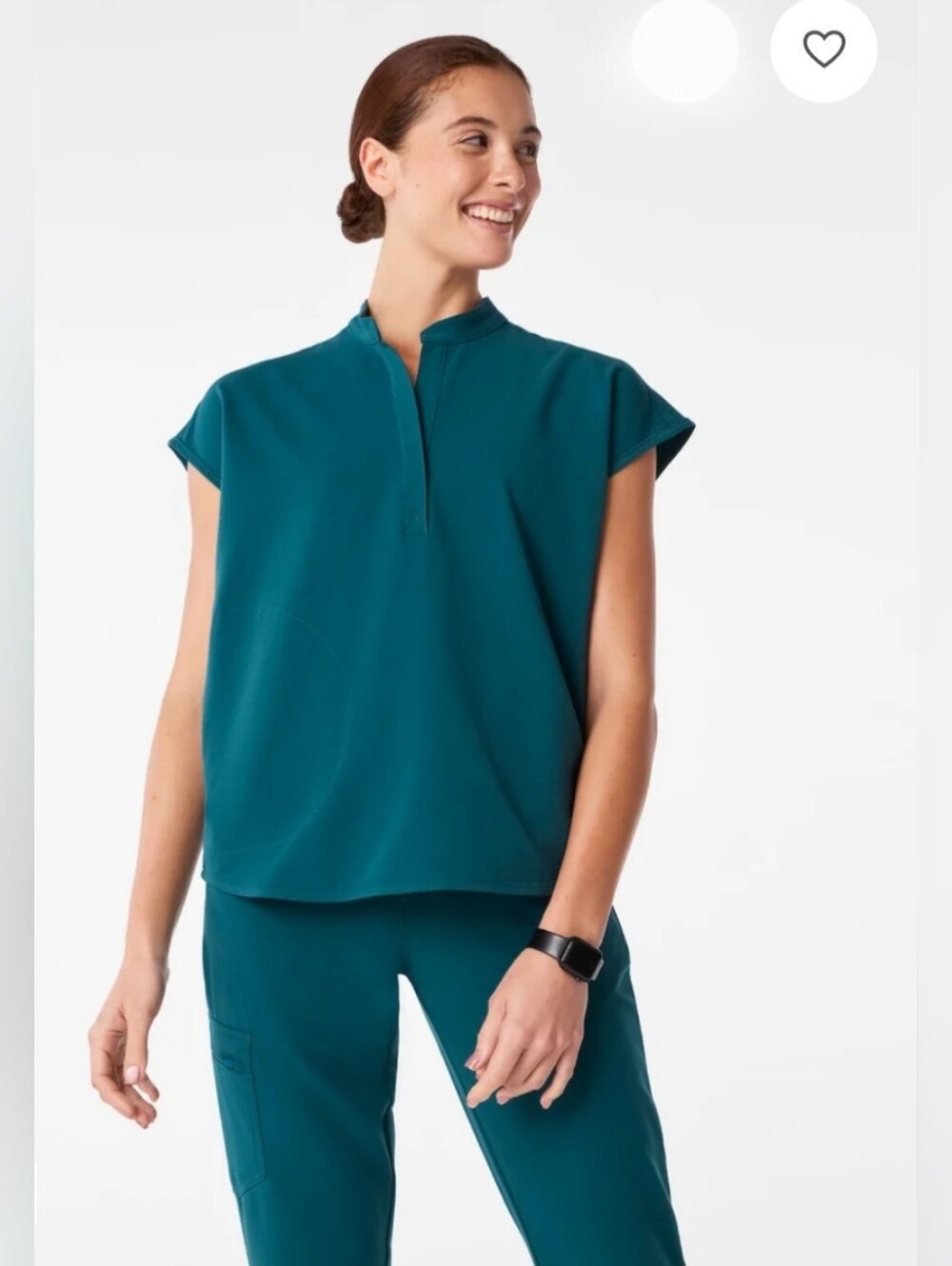 FIGS RAFAELA OVERSIZED SCRUB TOP